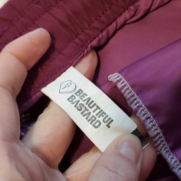 Beautiful Bastard Color Changing Shorts in Muave  M - Picture 3 of 6